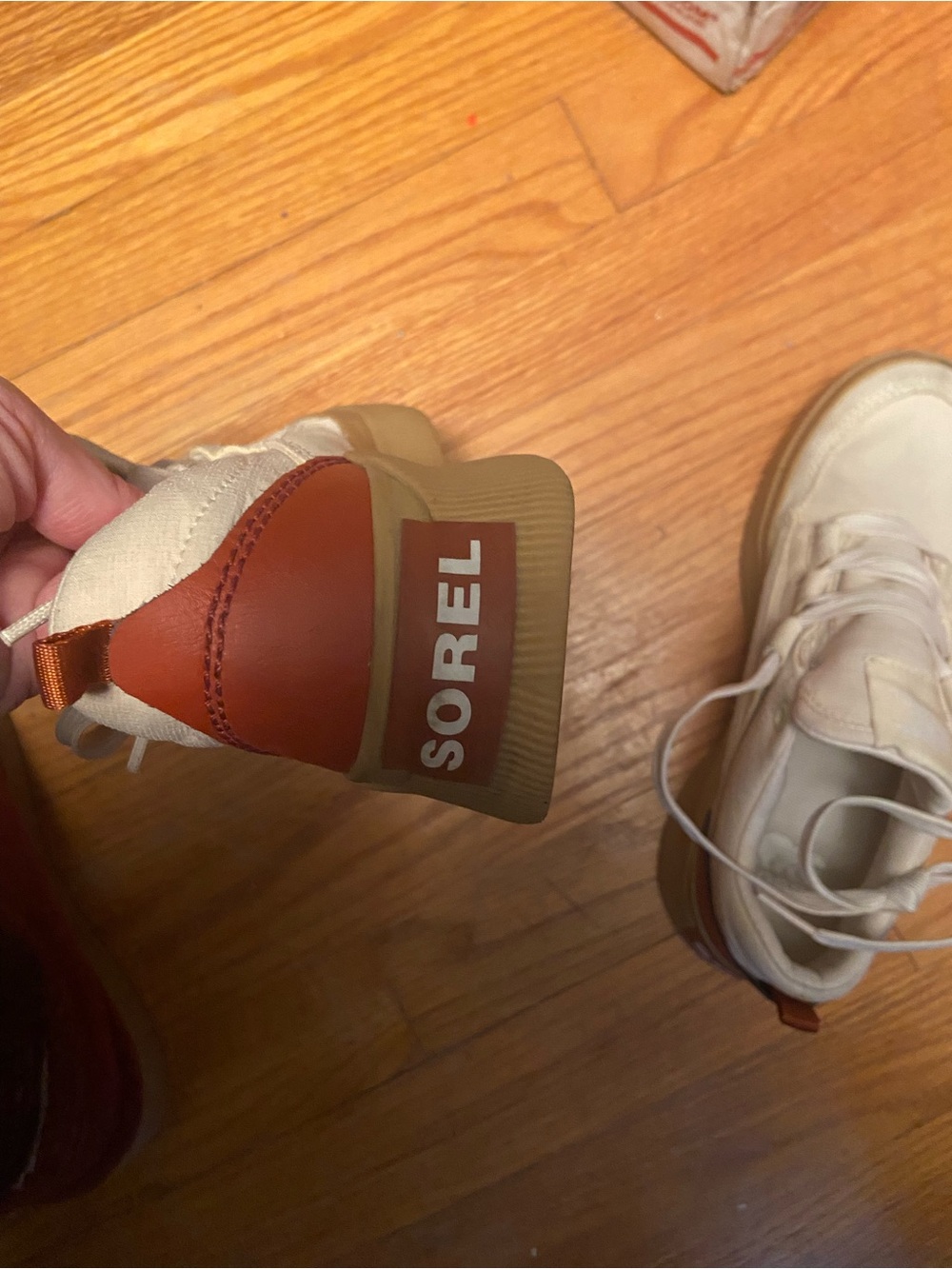 SOREL Women's Cream Sneakers - Picture 3 of 6